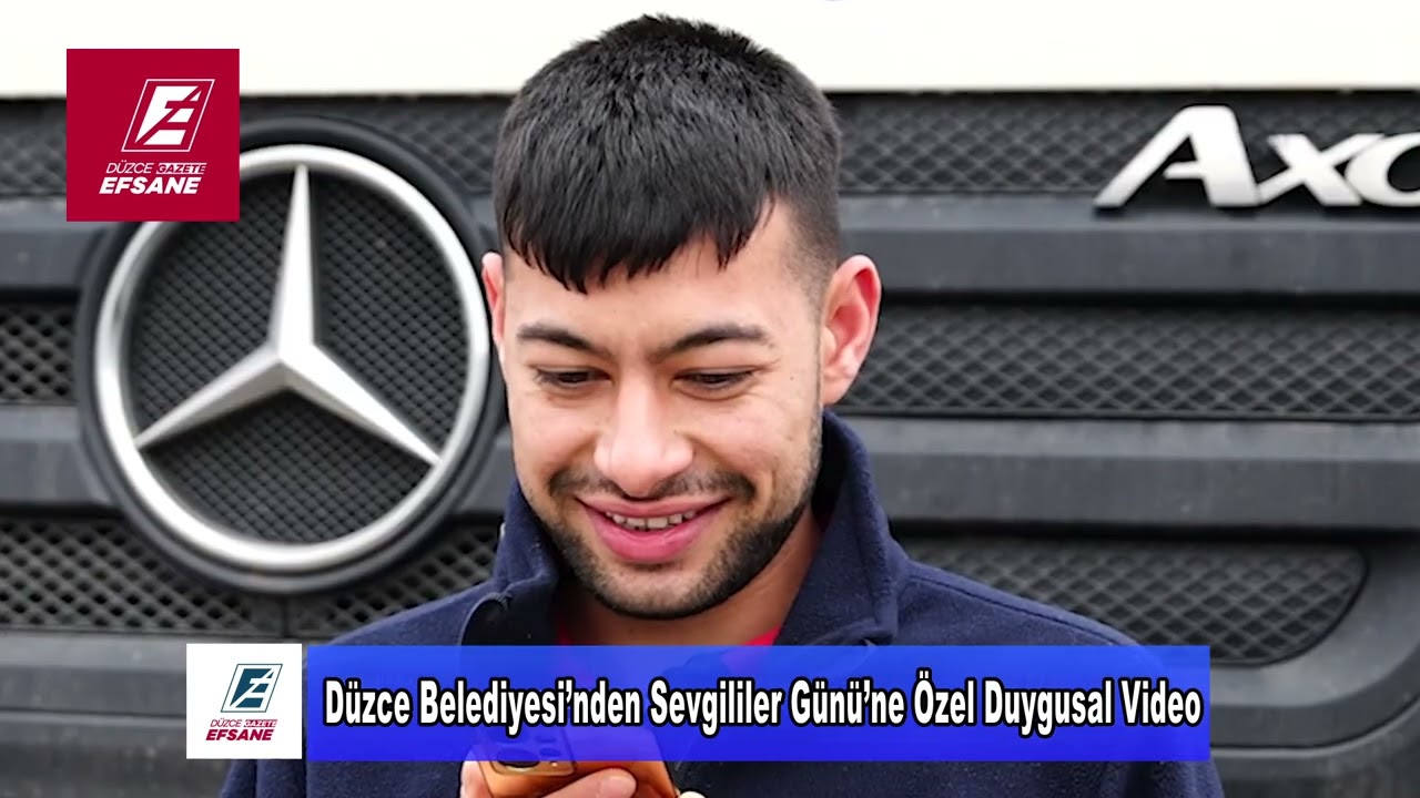 Düzce Belediyesi’nden Sevgililer Günü’ne Özel Duygusal Video