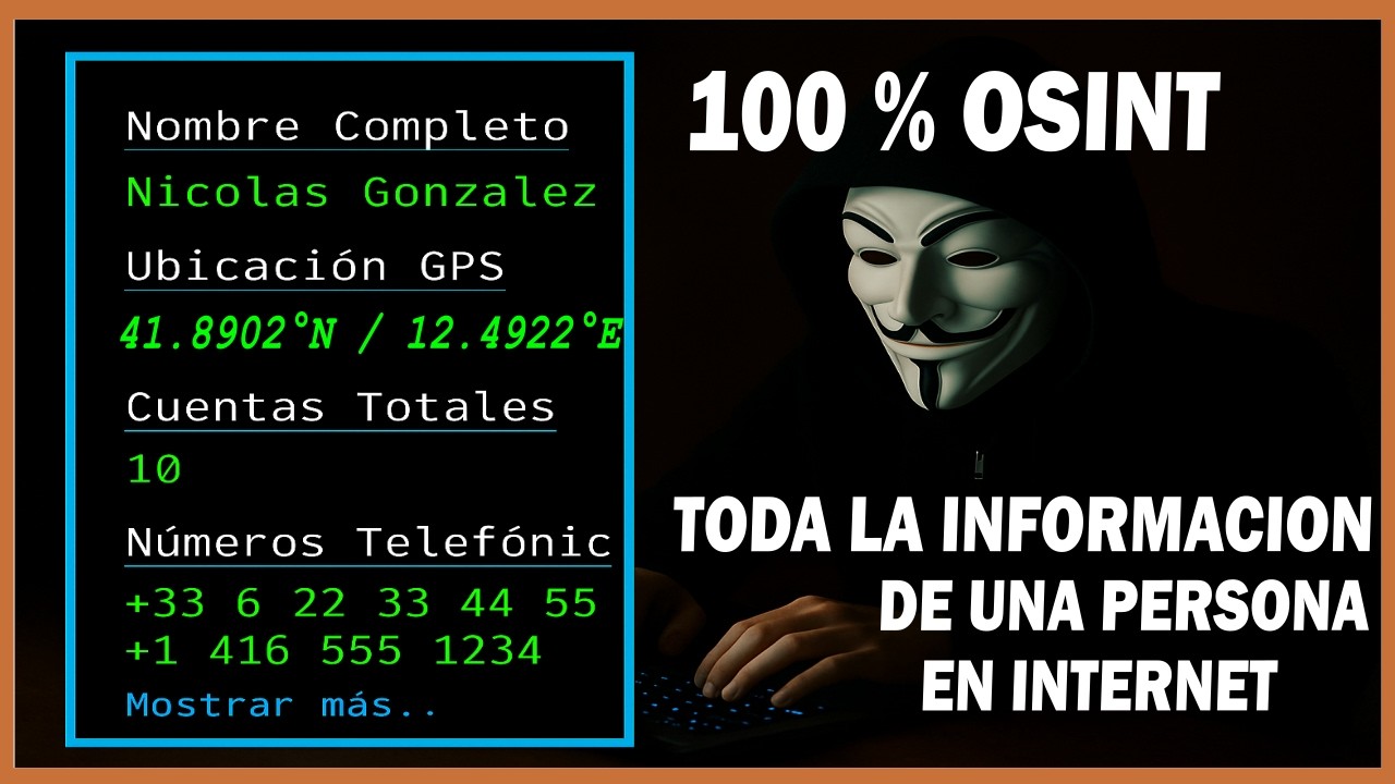 COMO INVESTIGAR PERSONAS en INTERNET | OSINT paso a paso - Seguridad Informática