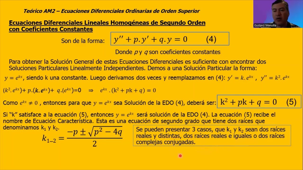 AM2 EDO de Orden Superior