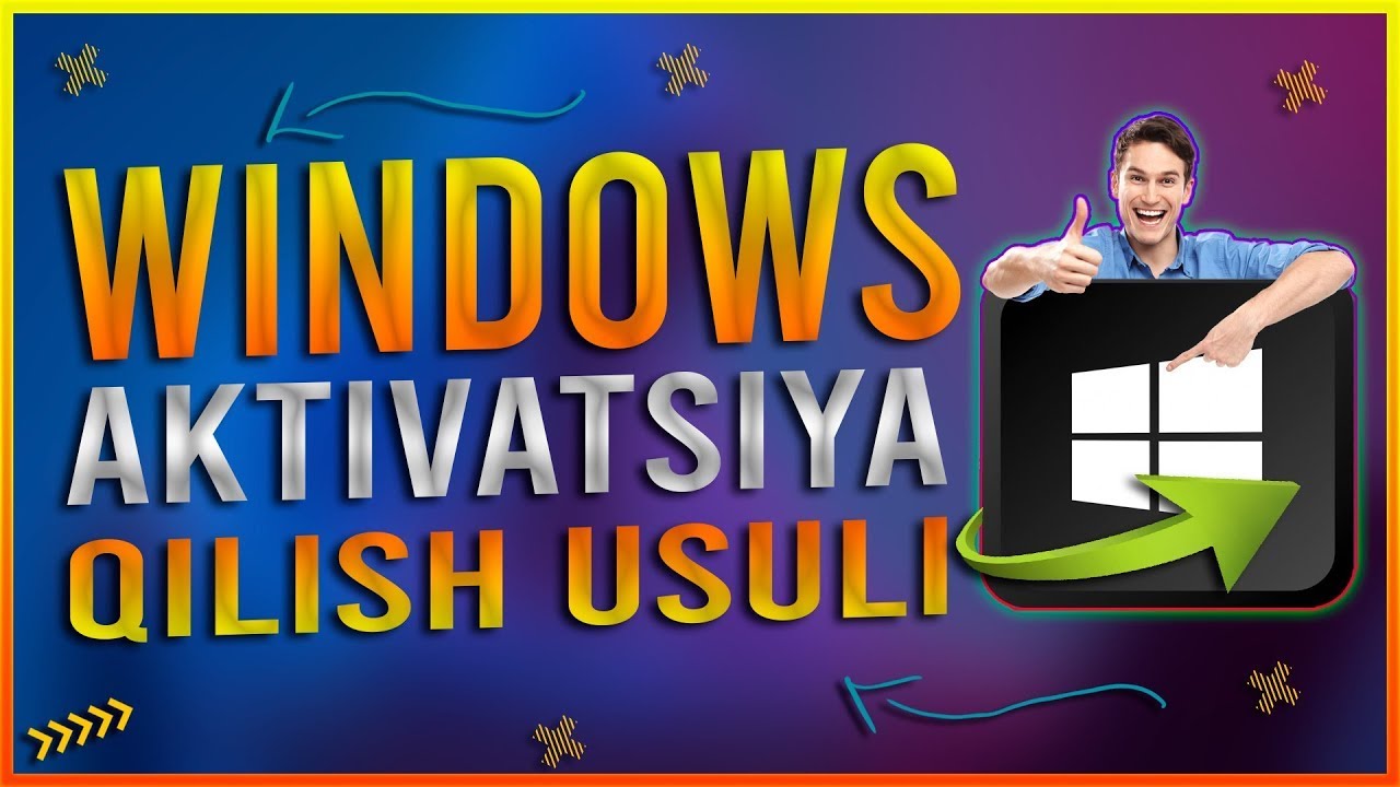 WINDOWSNI AKTIVATSIYA QILISH // WINDOWS 10 ACTIVATOR 2021