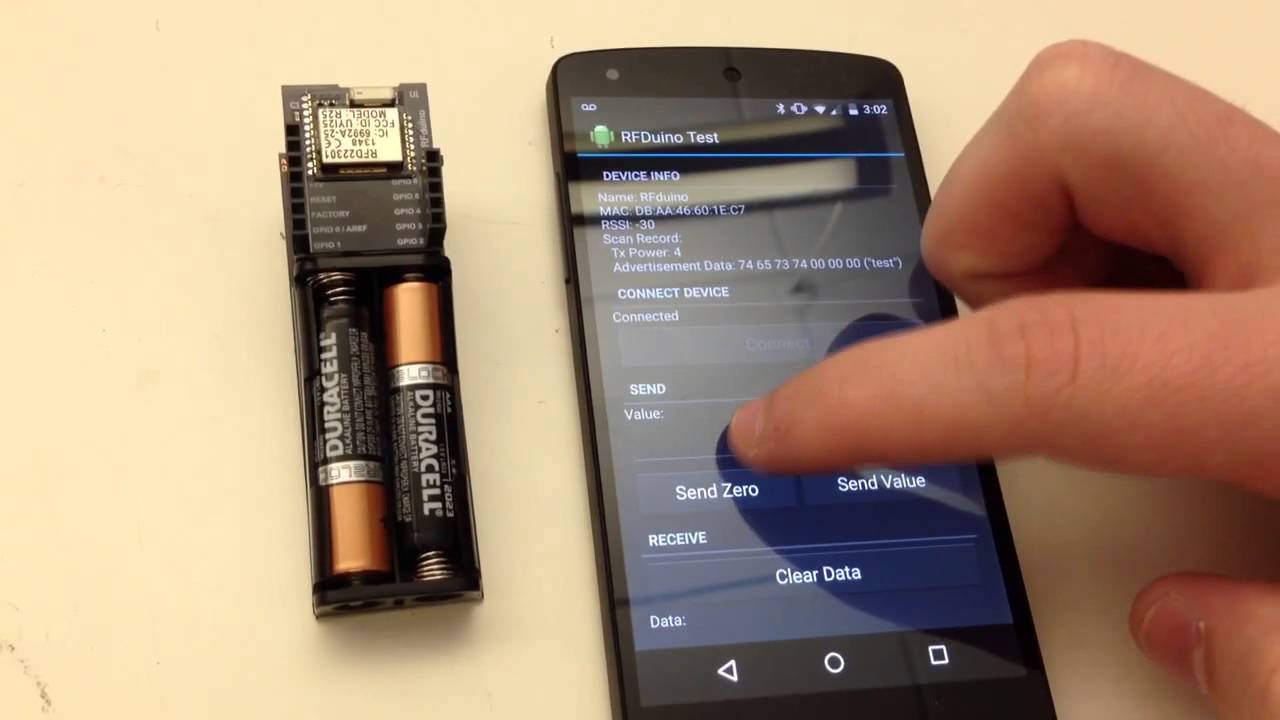 RFduino Bluetooth Verification