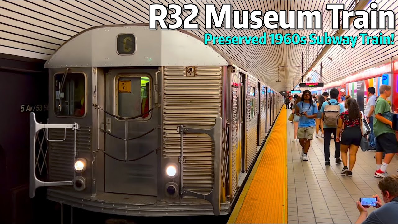 ⁴ᴷ⁶⁰ R32s on the 2023 NY Transit Museum Rockaways Nostalgia Trip