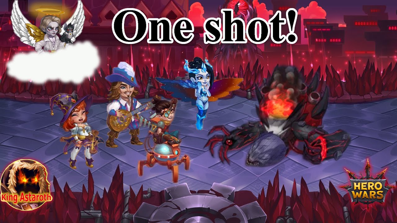 hero wars | one shooting corrupted orion (adventure 11 boss) with Artemis team