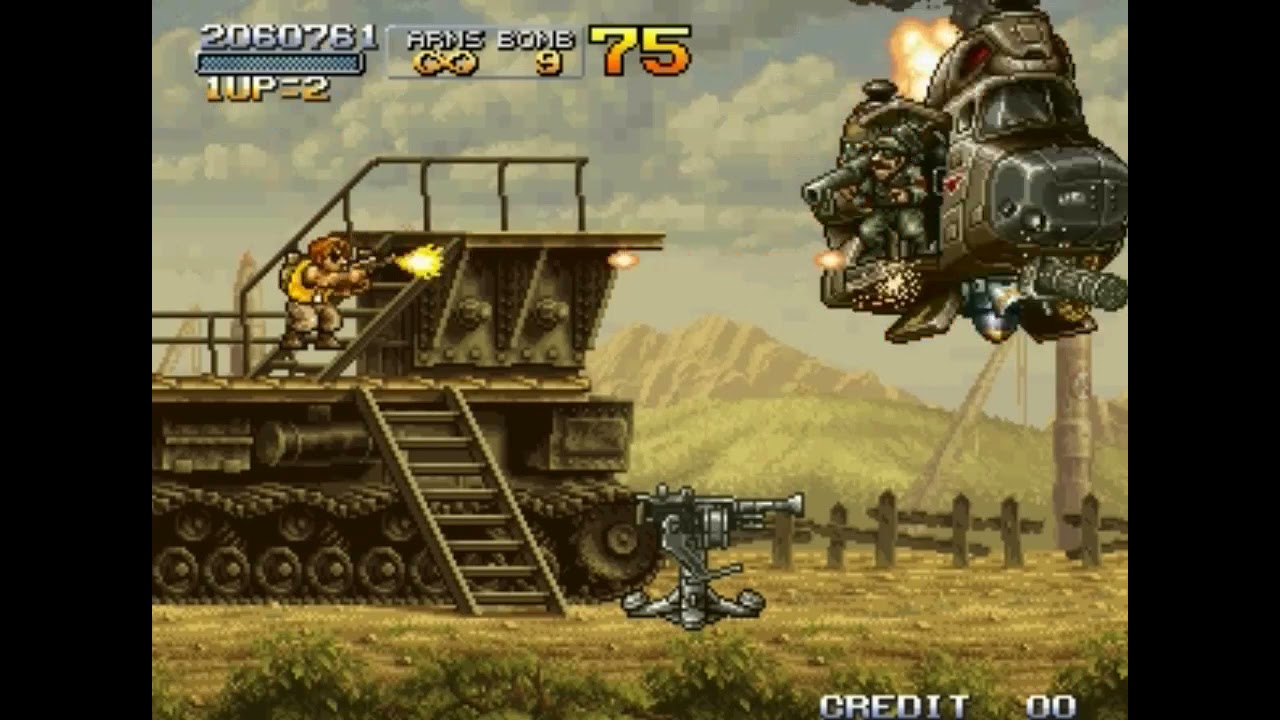 Metal Slug 3 (Arcade) Fake Morden Boss Battle