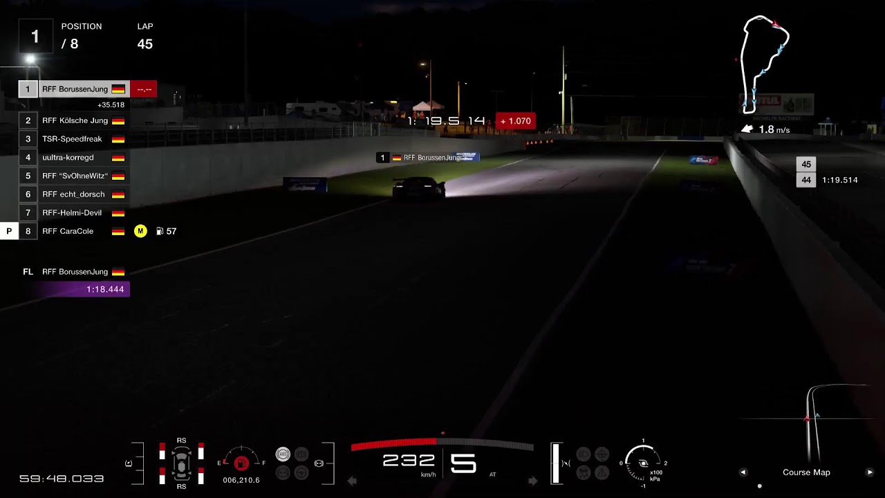 RFF Die Sonntagsfahrer in Road Atlanta, Das Rennen
