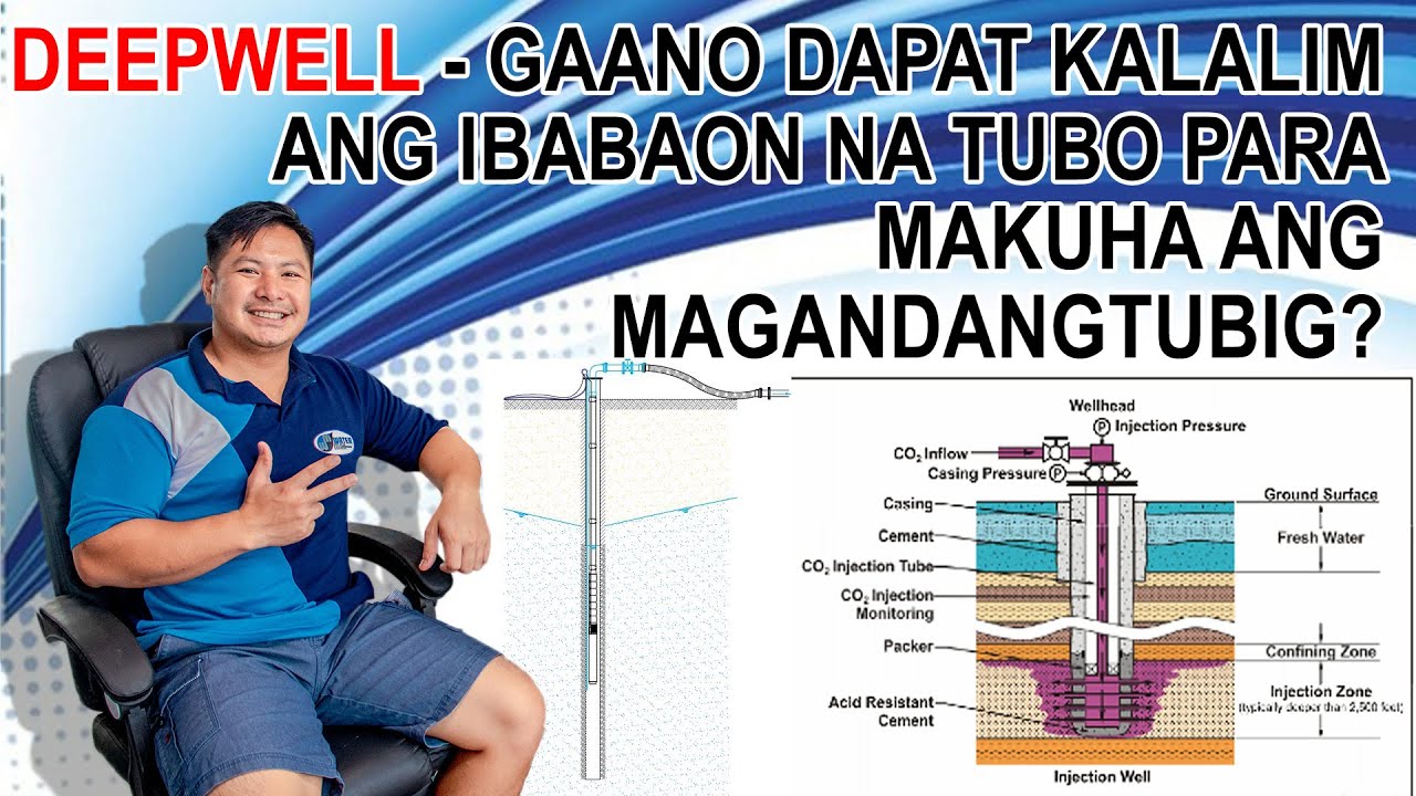 DEEPWELL-GAANO DAPAT KALALIM ANG IBABAON NA TUBO PARA MAKAKUHA NG MAGANDANG TUBIG ? February 11,2021