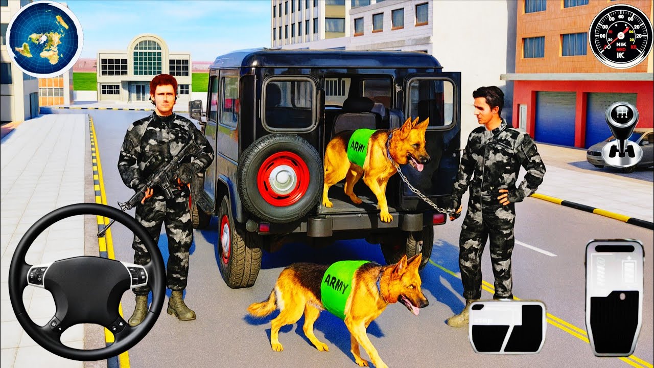 Army Truck & Jeep Off Road Driving Simulator 3d 2025 - Army Truck Cargo Game - Android Gameplay