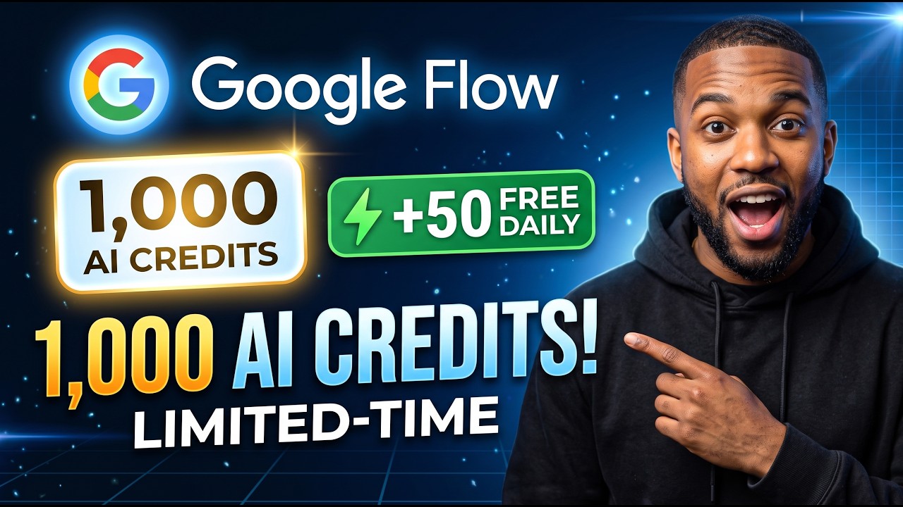 How to Get 1,000 Google Flow AI Credits (2026) + 50 FREE Credits Daily!