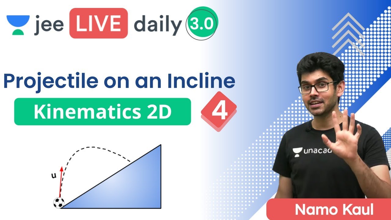 JEE: Kinematics 2D L4 | Projectile on an Incline |  Unacademy JEE | IIT JEE Physics | Namo Kaul