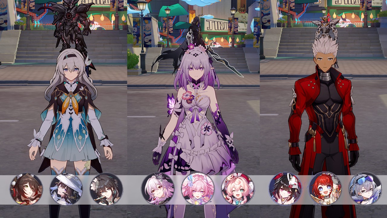 HSR 4.0 - AA Knights - Firefly Break (10 cost), Castorice Monorem (11 cost), Archer Hyper (7 cost)