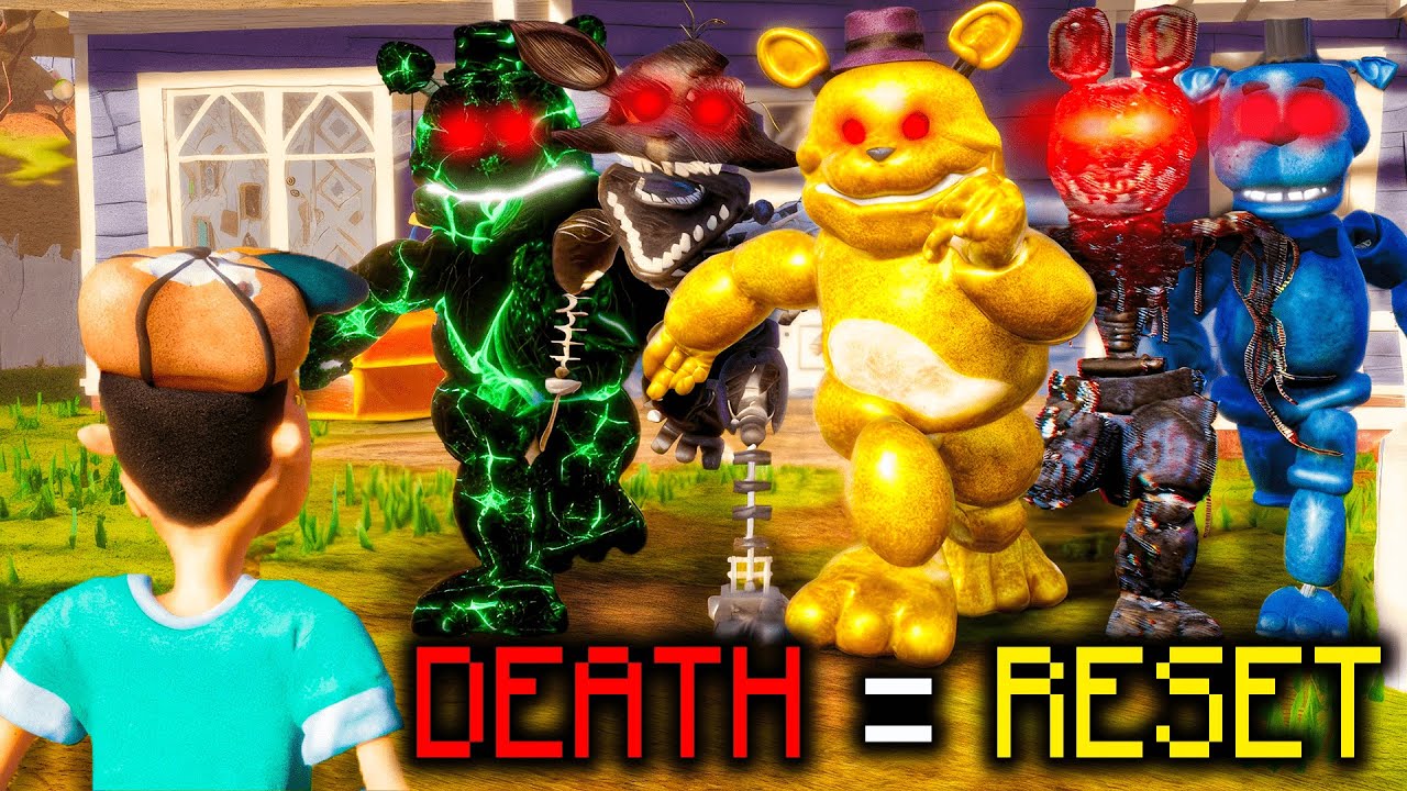 Beating EVERY Hello Neighbor FNAF Animatronic WITHOUT dying..