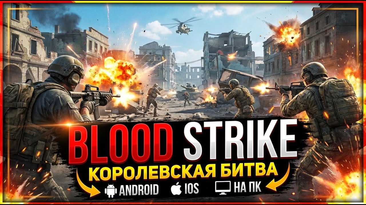 Блуд Страйк с Вебкой / Стрим Blood Strike Android IOS на ПК