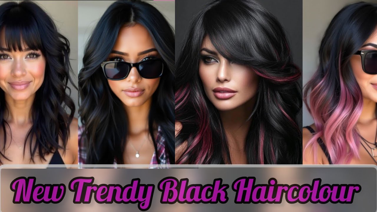 2024 Hair Color Trends for fall | HairStyles | haircut|  Black hair colour Trends #hair #stylesforal
