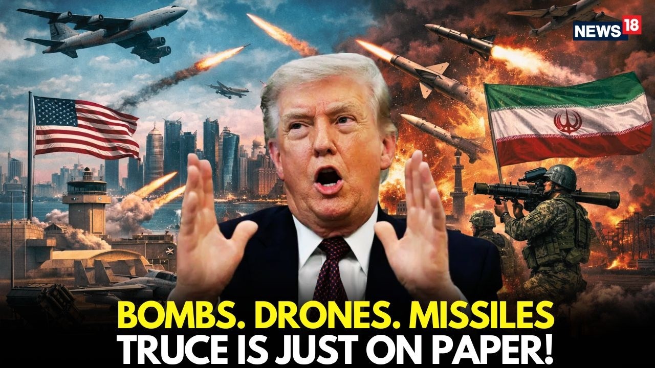 US-Iran Ceasefire News Live | Bombs, Drones, Missiles: US-Iran Truce Only On Paper? War Rages On