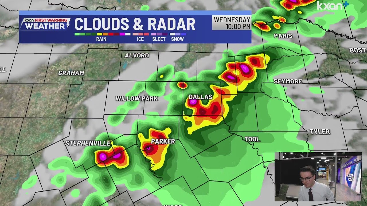 Severe weather set up in Central Texas, explaining the 
