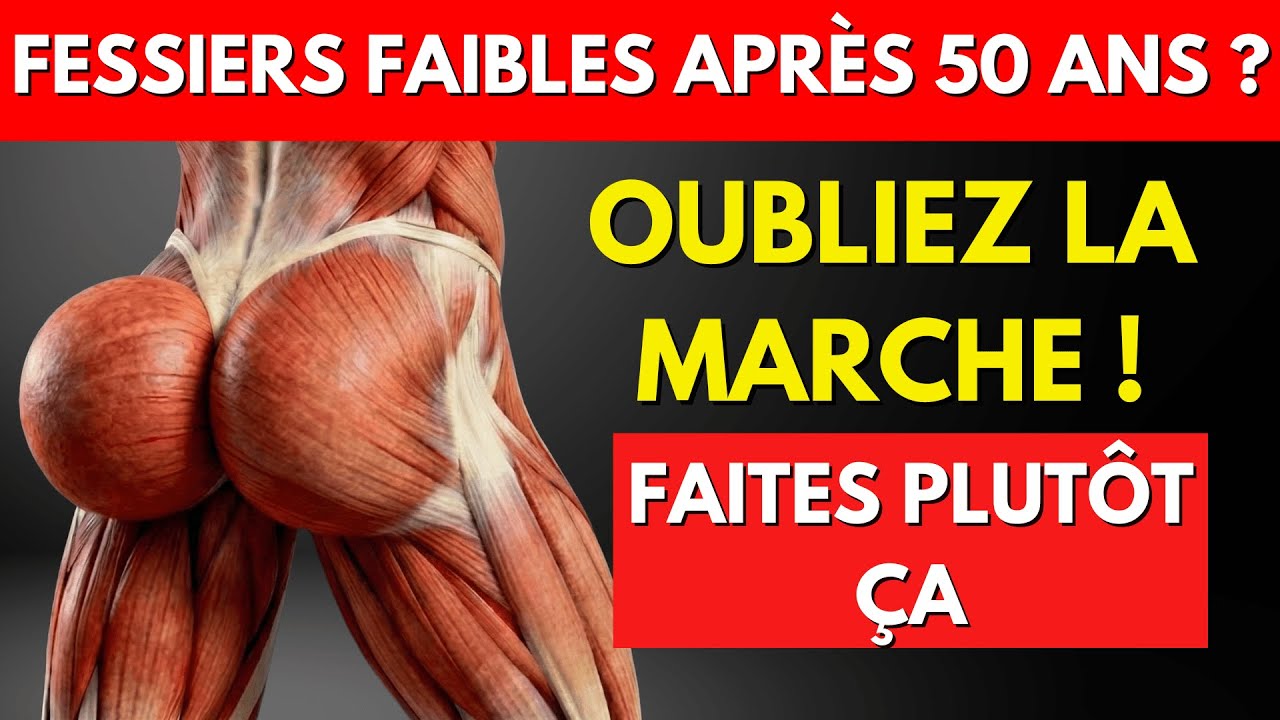 Après 50 ans ? Les 5 SEULS exercices fessiers qu'il vous faut (Ne perdez plus votre temps !)