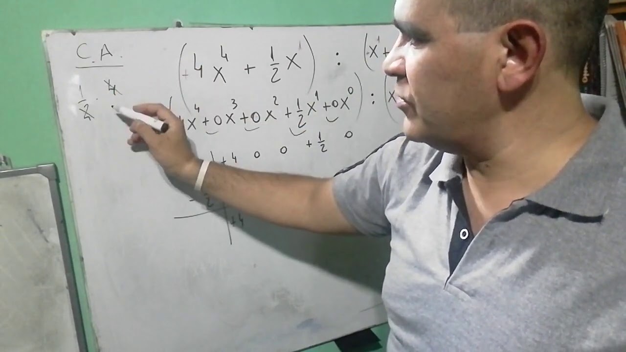 Regla de Ruffini con fracción