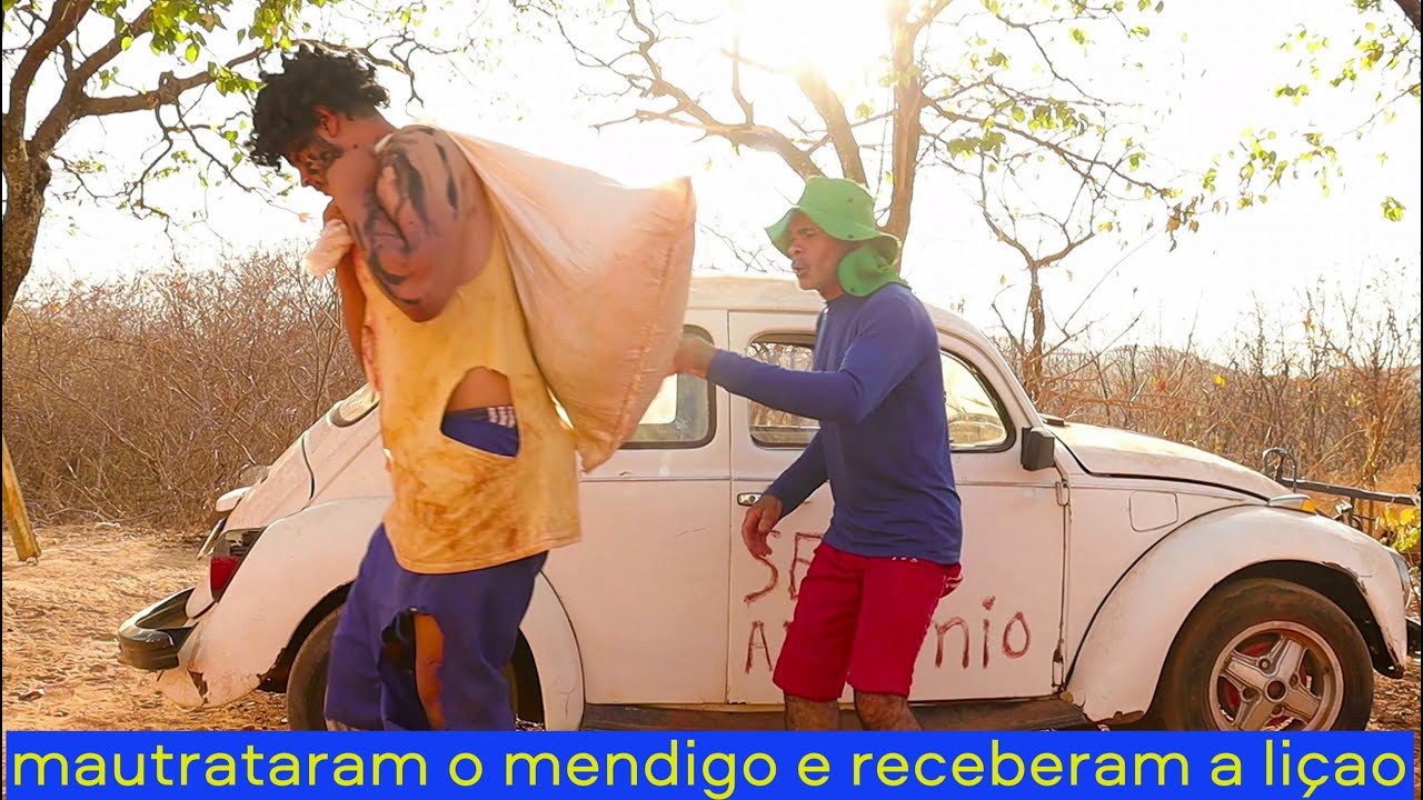 joaquim se veste de mendigo pra ver como vai ser tratado