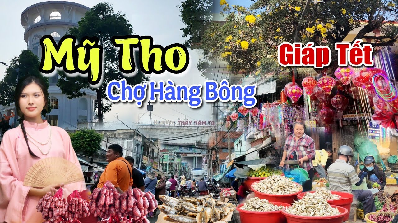 Xôn Xao Chợ Mỹ Tho Giáp Tết Thiên Đường Khô Cá Chất Đống Sôi Động Cảng Du Thuyền Mỹ Tho Tiền Giang