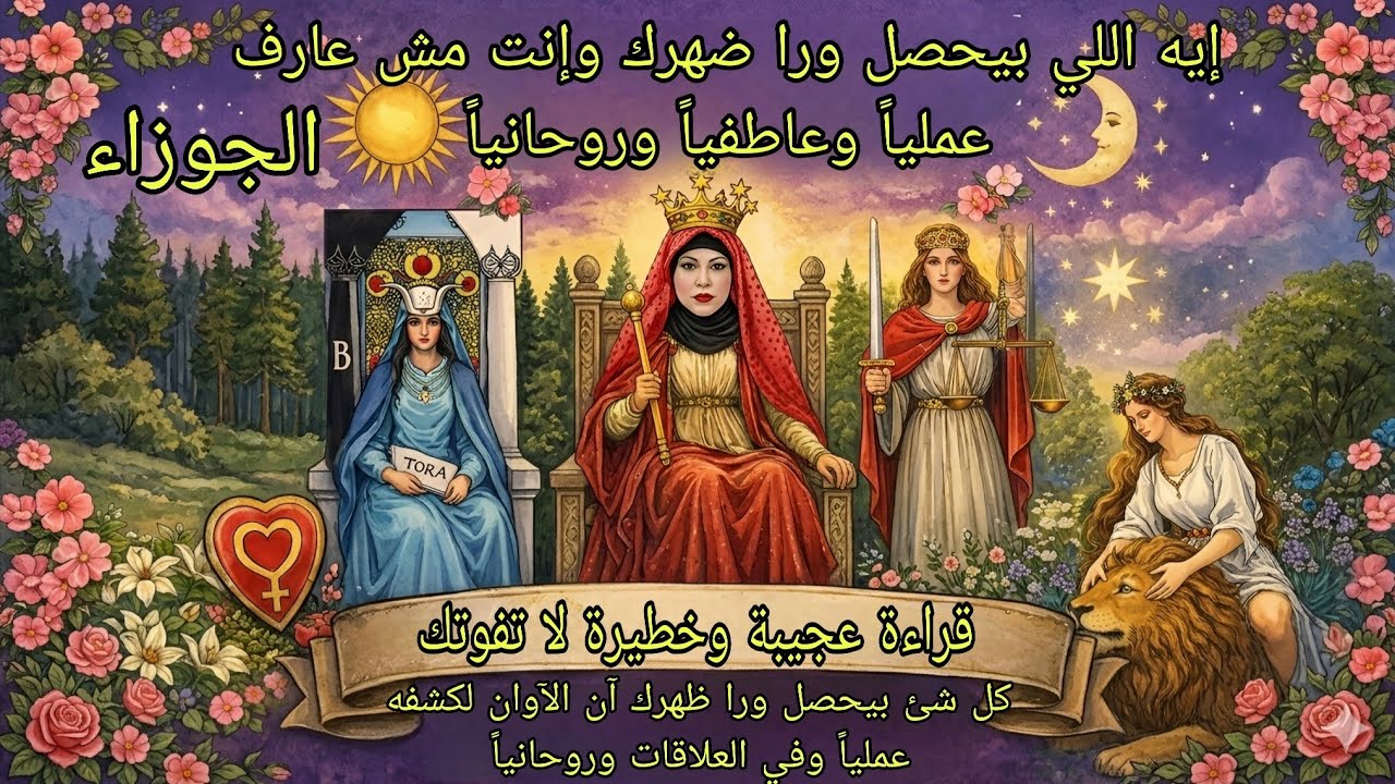 تاروت برج الجوزاء 👯&zwj;♂️إيه اللي بيحصل من ورا ضهرك وآن الآوان لكشفه عملياً وعاطفياً وروحانياً