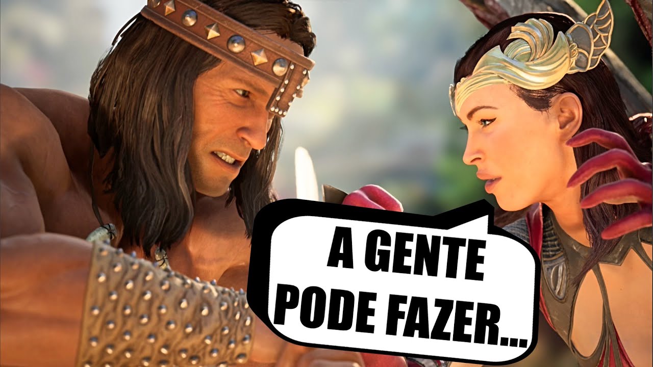 Nitara ficou louca com o Bombadão | MK1: CONAN TODAS AS FALAS