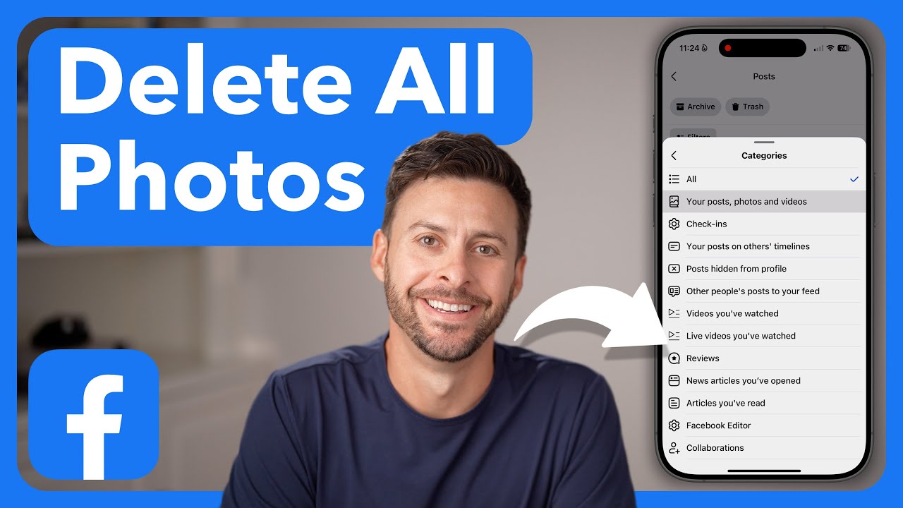 How To Delete All Facebook Photos At Once