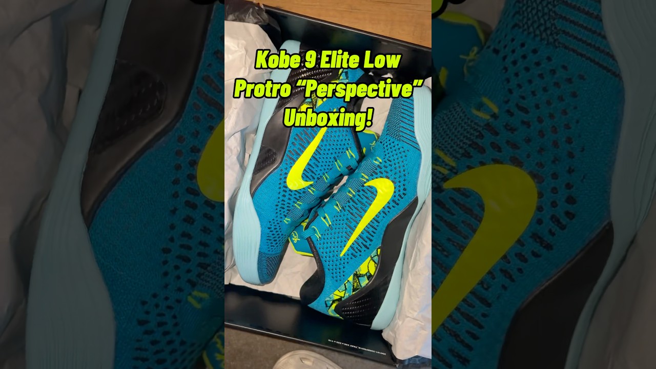 Kobe 9 Elite Low Protro “Perspective” Unboxing