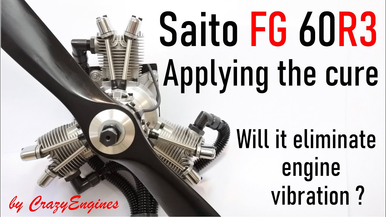 Saito FG 60R3 applying the cure