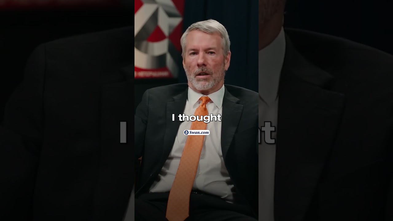 Michael Saylor Breaks Gold in Front of Jordan Peterson