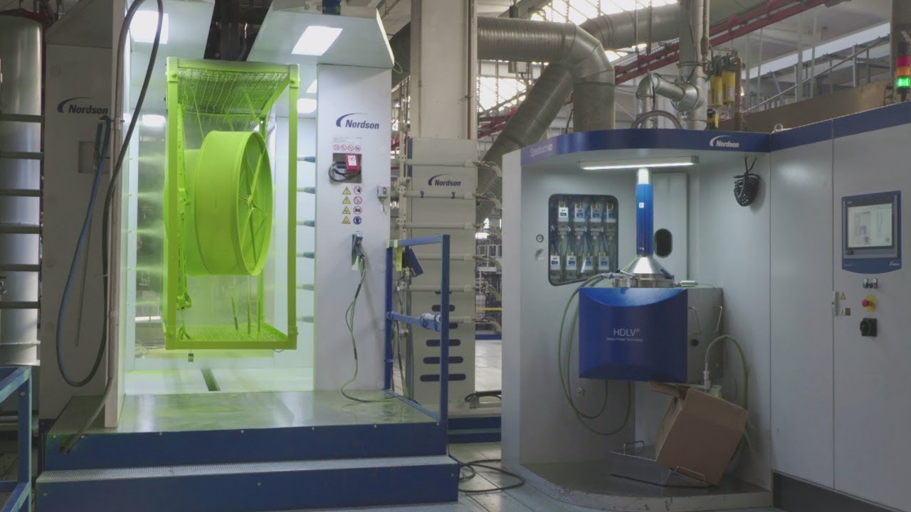Perforated metal sheet | perfectly powder coated |  Nordson and Graepel Group
