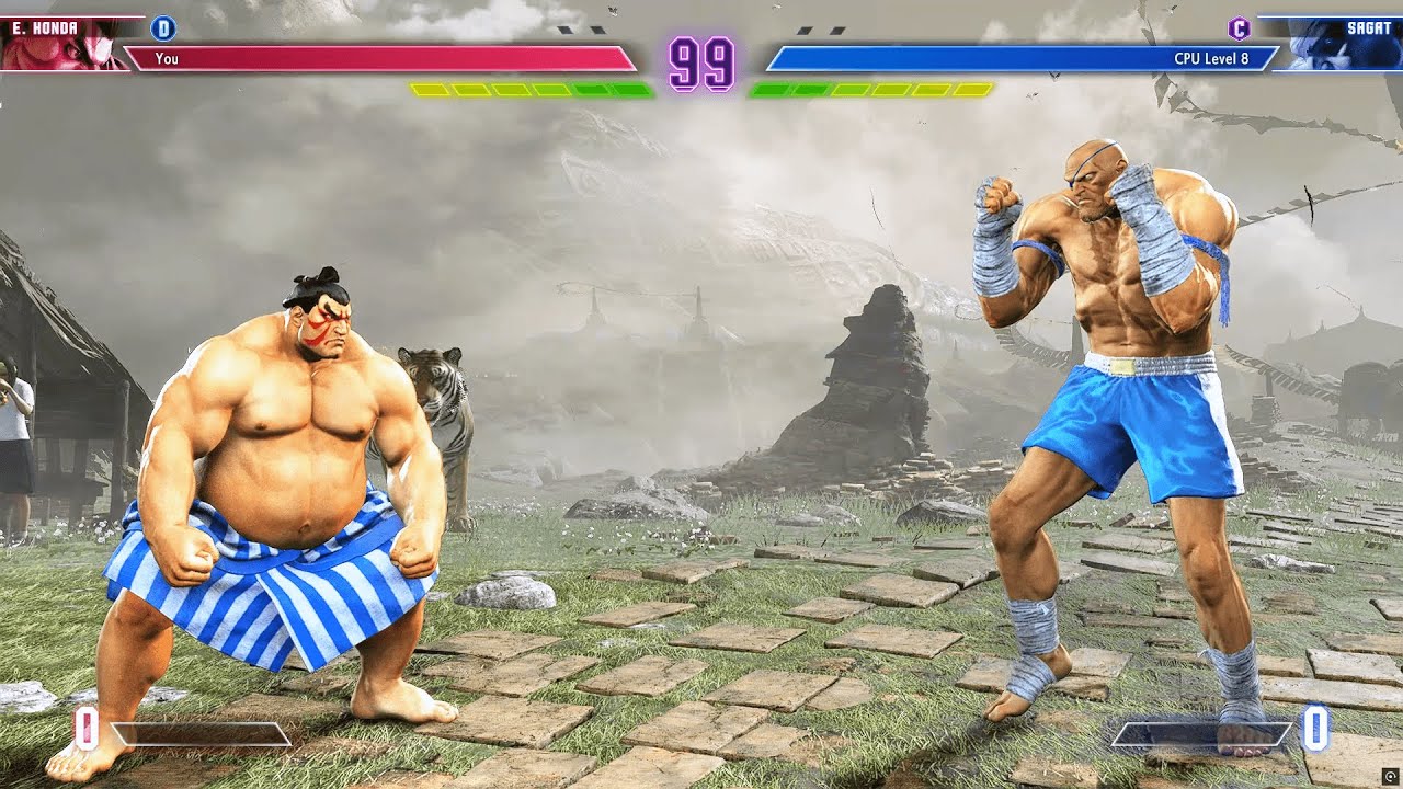 E.Honda vs Sagat (Hardest) - Street Fighter 6. | Epic Battle