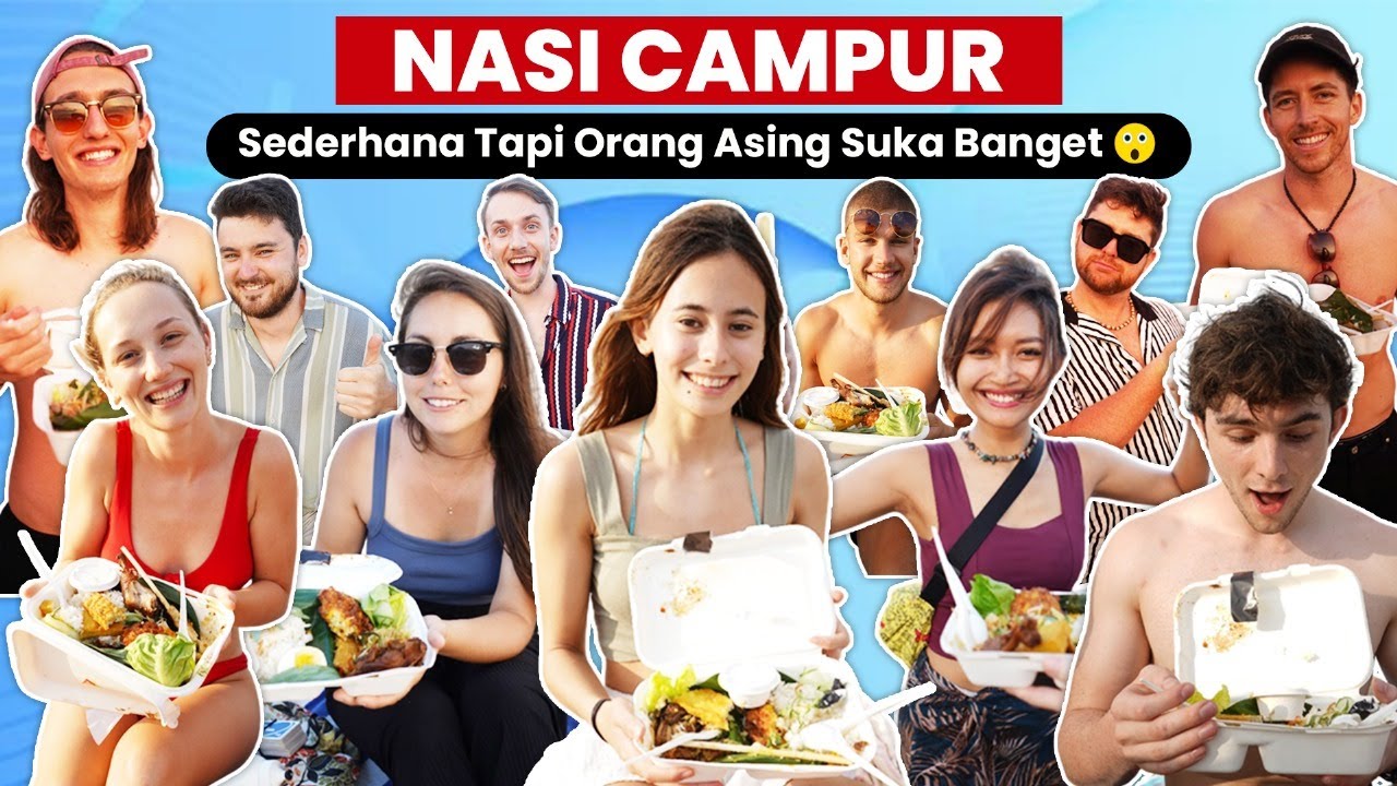 BULE NYOBAIN NASI CAMPUR JADI KETAGIHAN !!! 🤓🤓 MASAKAN INDONESIA GAK ADA LAWAN!