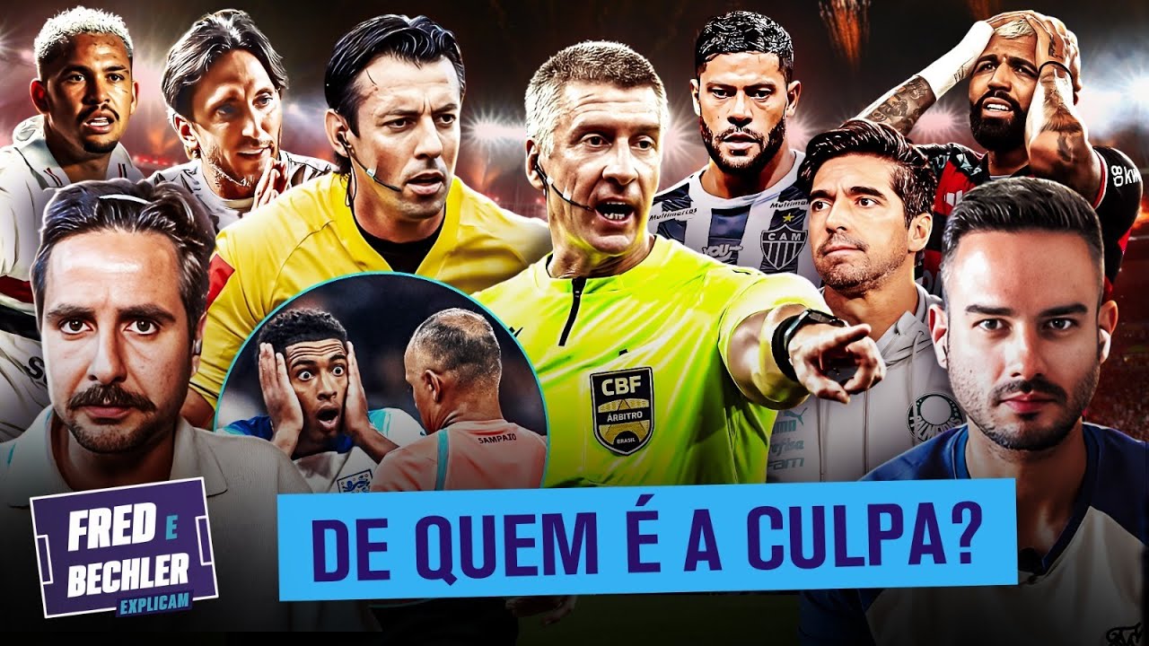 A ARBITRAGEM ATRAPALHA O NÍVEL DO FUTEBOL BRASILEIRO? | FRED E BECHLER EXPLICAM