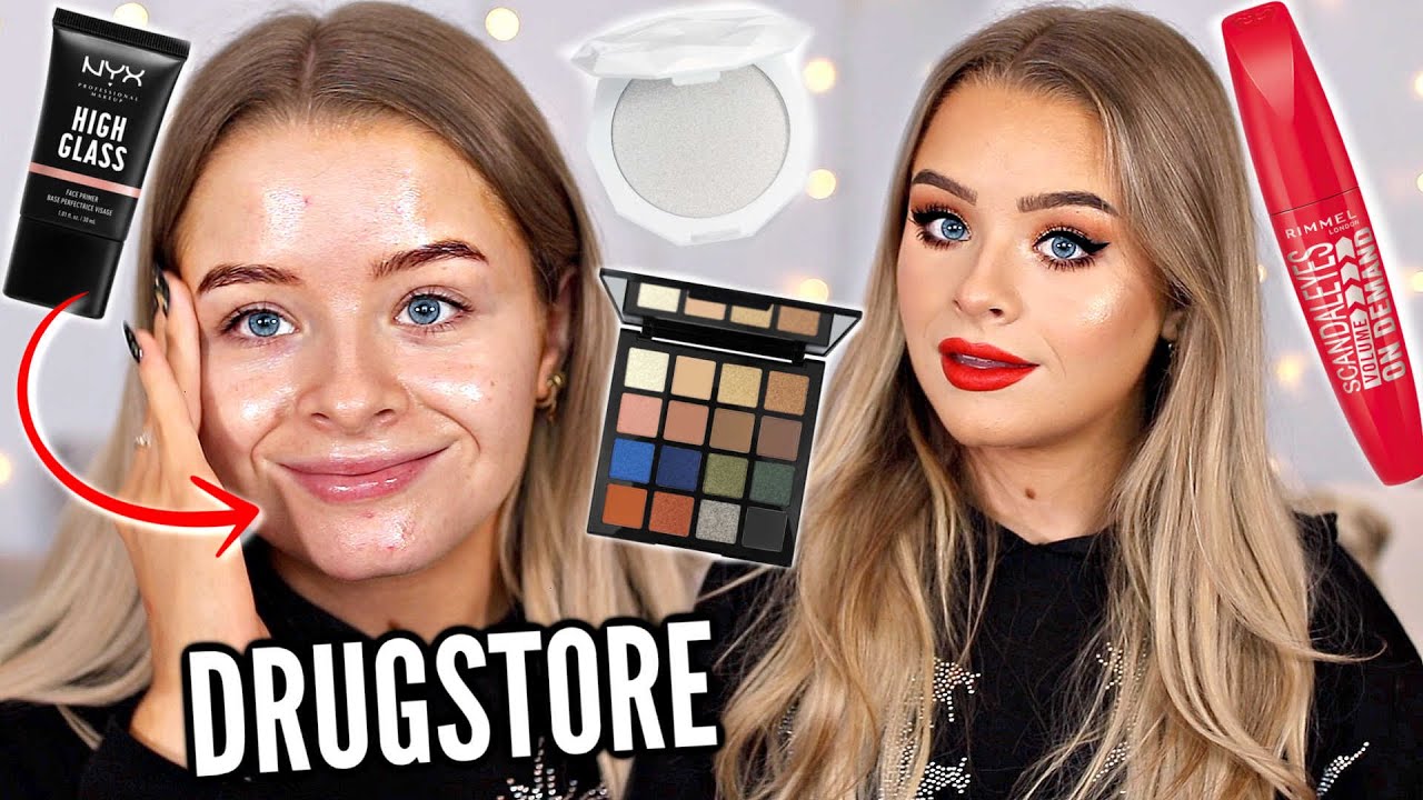 WHAT'S NEW AT THE DRUGSTORE? FULL FACE TESTING MAKEUP!!