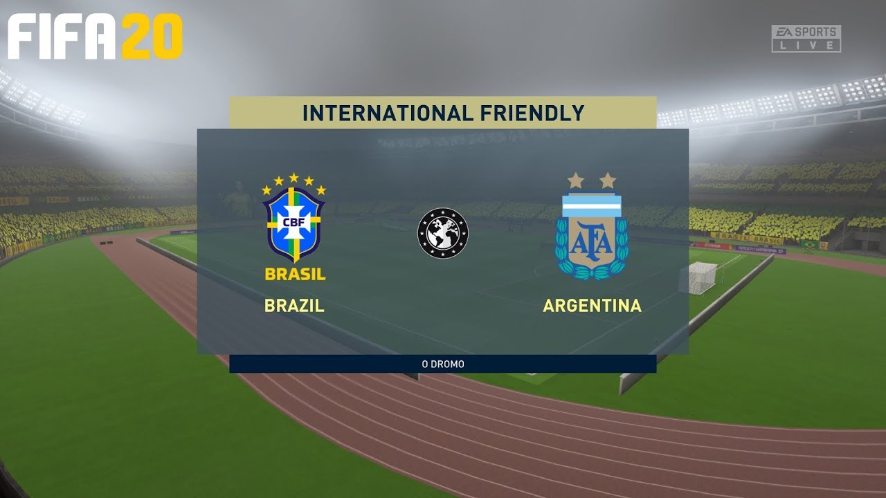 FIFA 20 ! Brazil Vs Argentina ! International Friendlies 2019/20 | 15.11.19