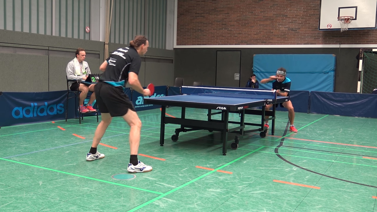 TT-VL (4-3) Xtreme Schnitt: Dirk Skock - Peter Mertens-Urbah | Tischtennis 28.01.2017