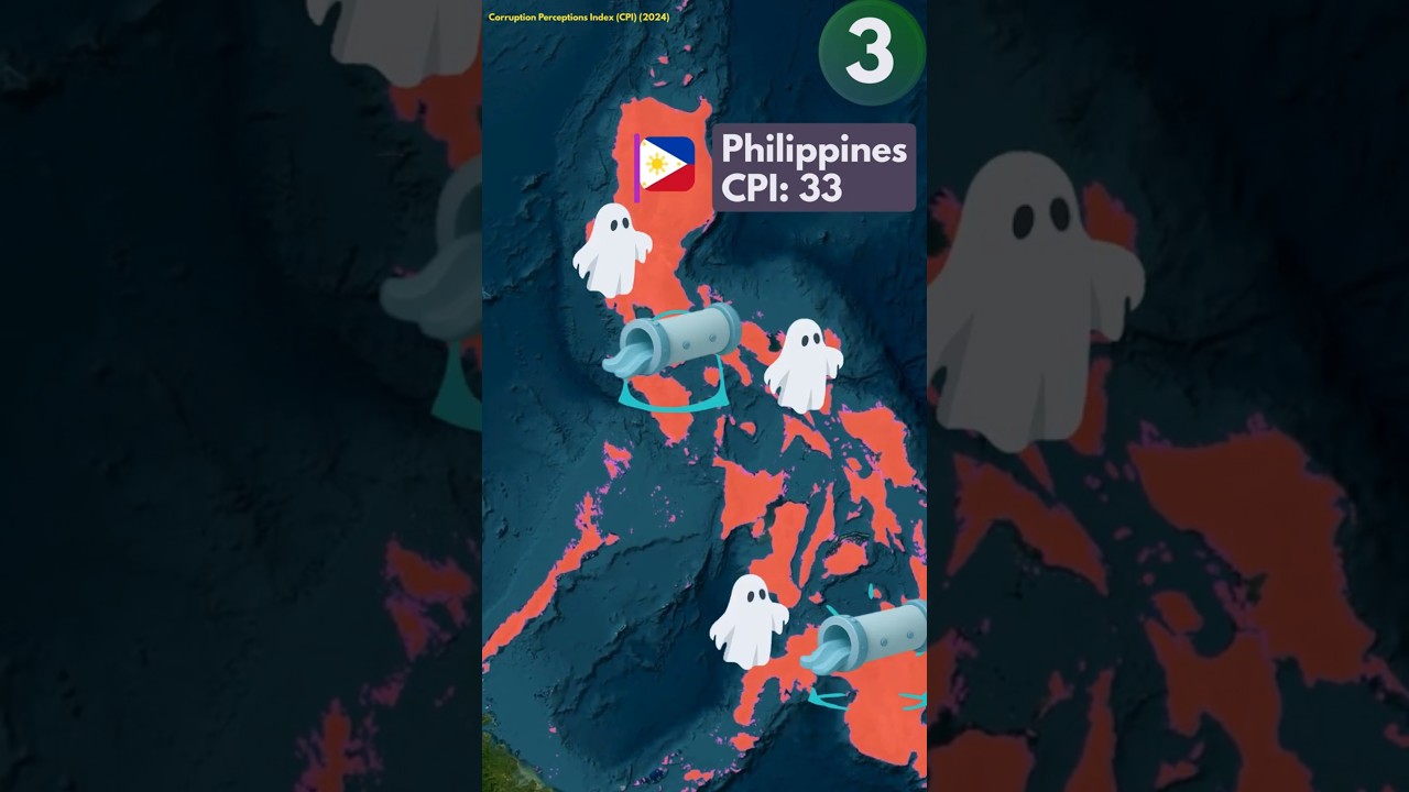 Top 3 Most Corrupt Countries in Southeast Asia #Short #Geography #ShortFeed #floodcontrol #asean