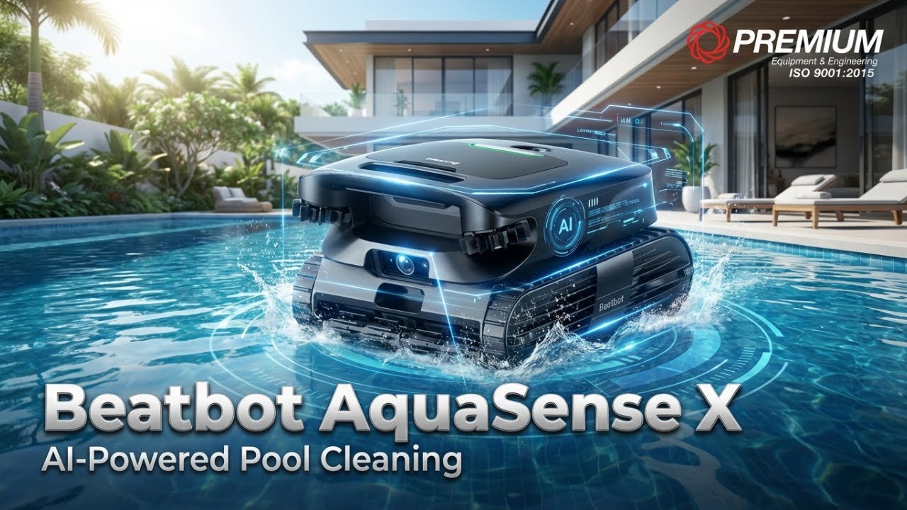 ครั้งแรกของโลก! หุ่นยนต์ทำความสะอาดสระที่ล้างตัวเองได้ Beatbot AquaSense X