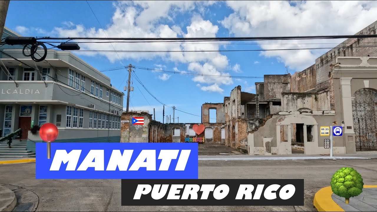 🚙🚥Driving around Manatí Puerto Rico 4K🇵🇷