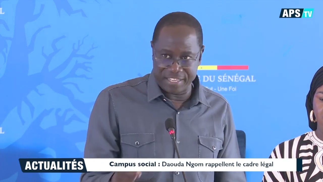 Campus social : Daouda Ngom rappellent le cadre légal