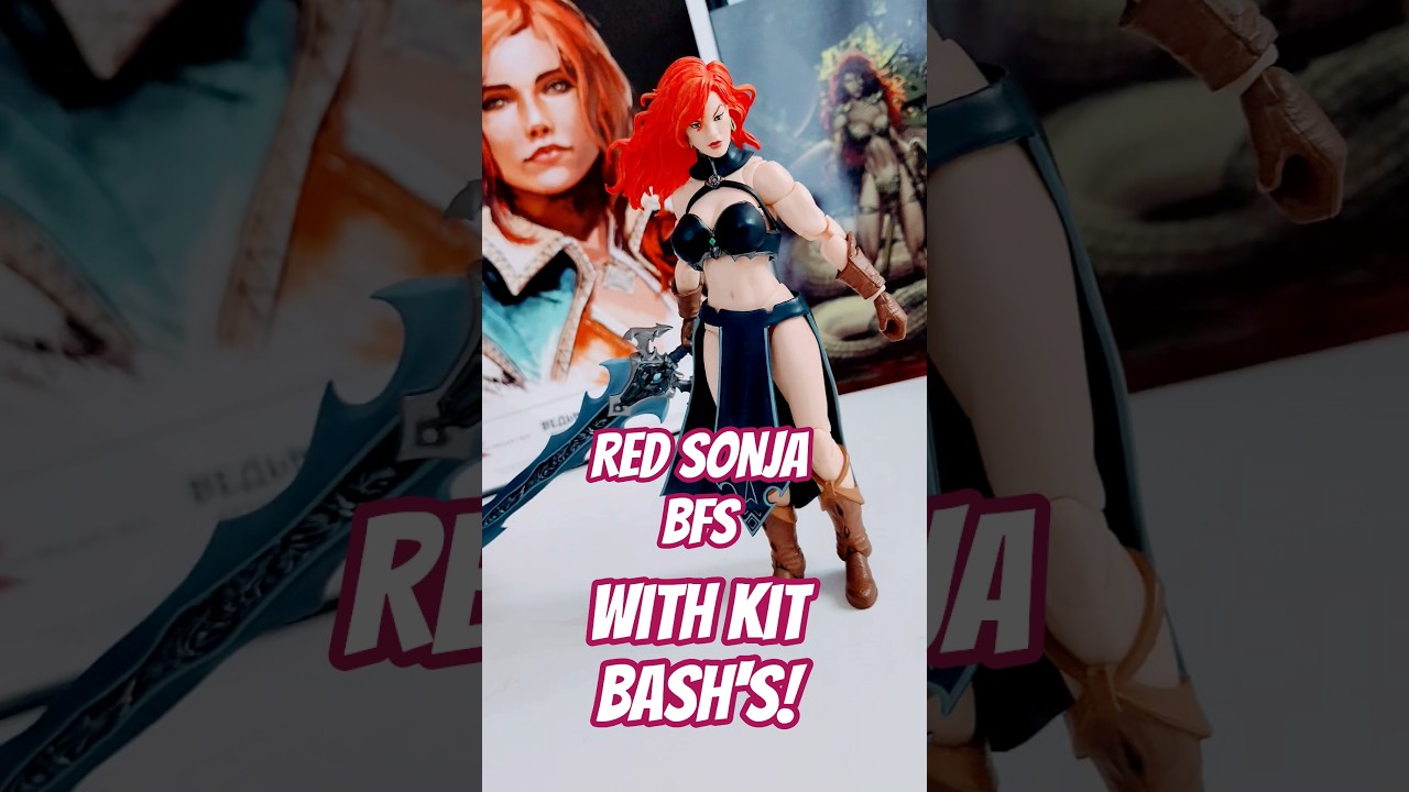 Red Sonja Boss Fight Studio figure with Kit bash variations