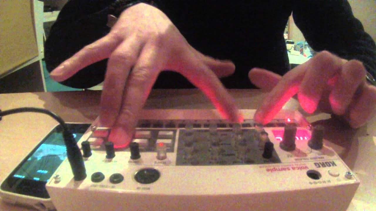 KORG VOLCA SAMPLE - first tekno rave mini liveset by RAV-e