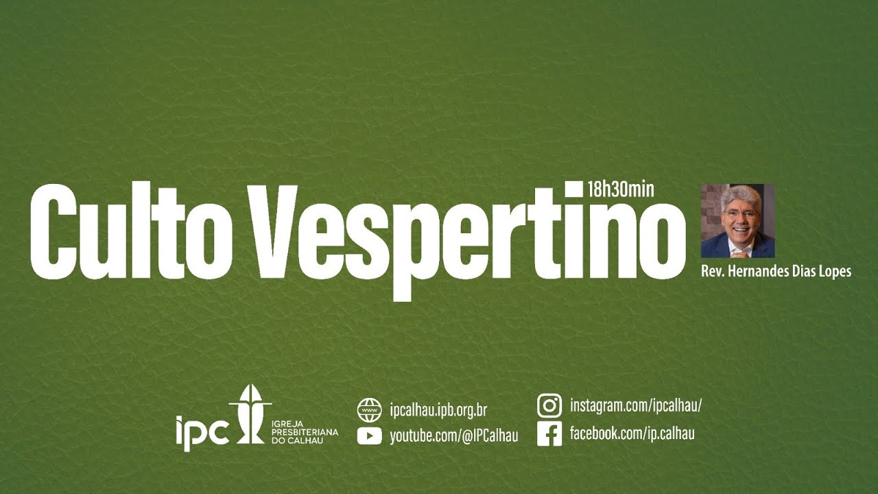 CULTO VESPERTINO 21/12/2025