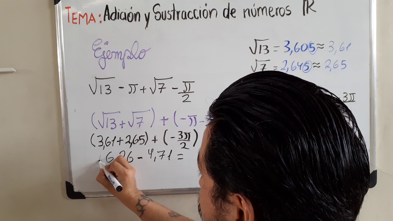 Adición y Sustracción de Números Reales