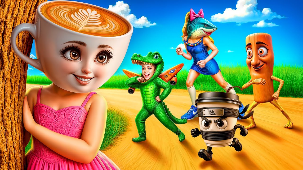 バレリーナ・カプチーナがイカゲーム人形に誘拐された！イタリアン・ブレインロット VS イカゲーム3！