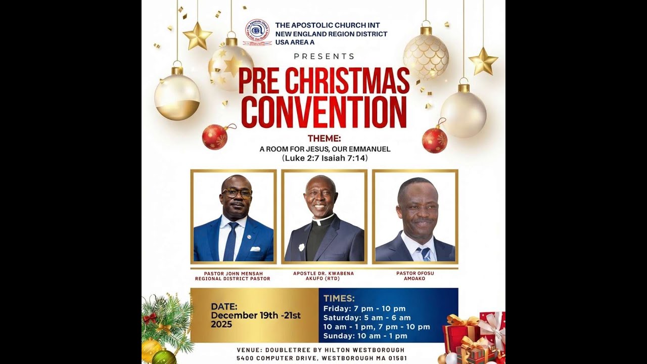 TAC N.E.R.D. II PRE-CHRISTMAS CONVENTION DAY 2 II EVENING SERVICE 12/20/25 (PART 1).