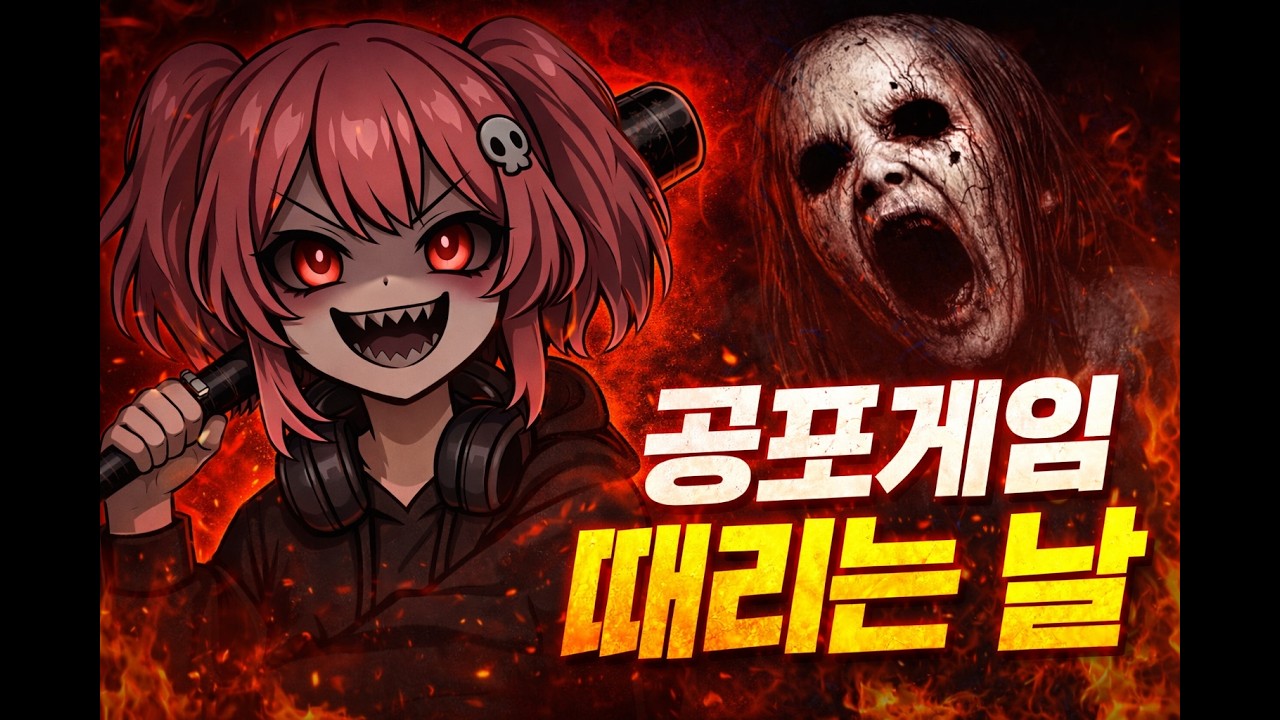 종합게임- 공포게임 몰아서...하다가..사망