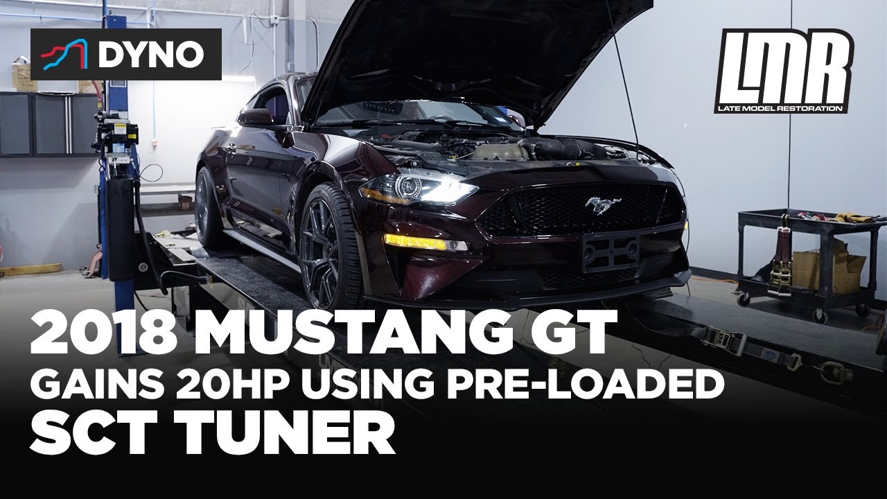 Mustang GT Gains 20 Horsepower Using A Pre-Loaded SCT Tuner - Dyno
