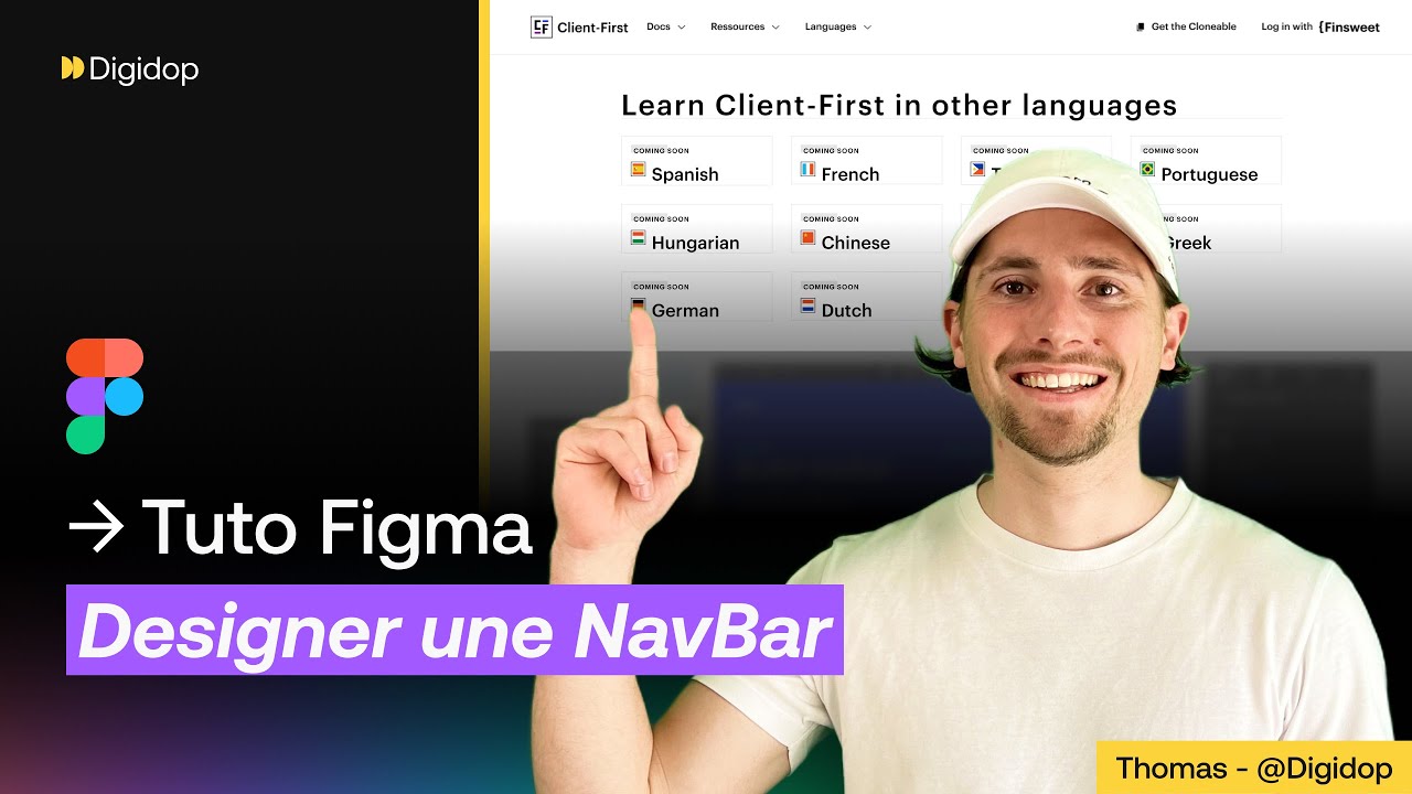 Formation Figma - Ep.57 | Designer une navbar sur Figma
