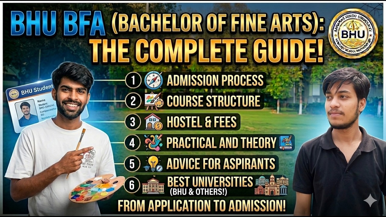 BFA Course BHU Compete information in single video|| BFA Best colleges DU vs BHU #cuet2026#bhu#bfa 